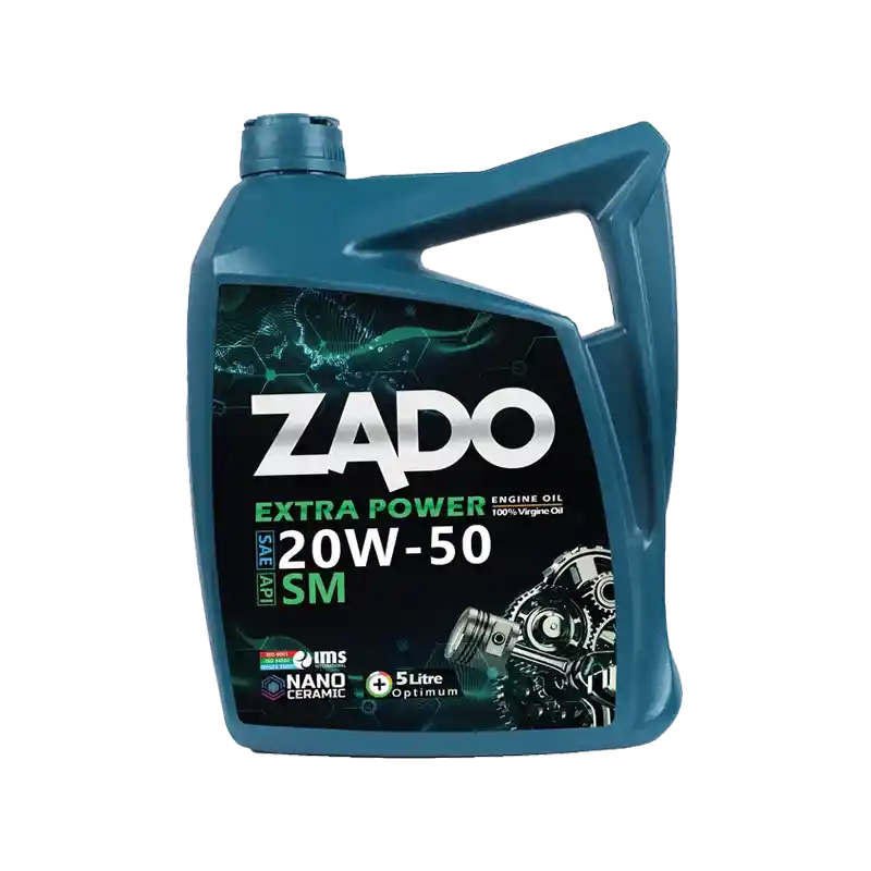 روغن موتور خودرو زادو مدل 20W50-SM-16000 EXTERA POWER حجم 5 لیتر